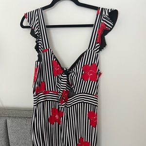 NWT Madewell Floral Cutout Jumpsuit